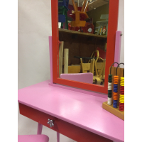 Vintage kaptafeltje in roze nr 127